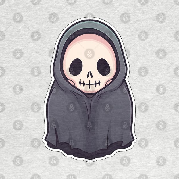 Cute Grim Reaper for Halloween by Designixie